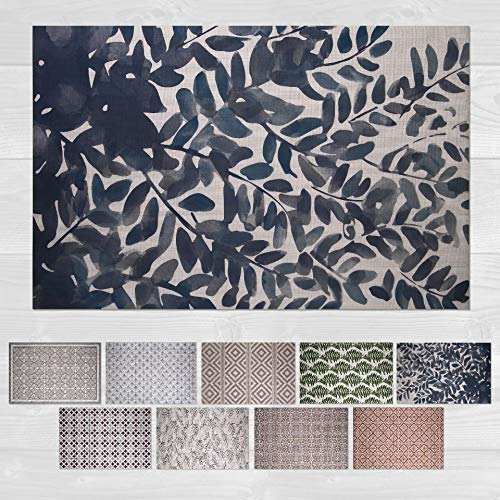 LucaHome – Alfombra vinílica Trenzada Ghana Interior o Exterior, Alfombra vinílica Cocina, salón, despacho, Dormitorio Vinilo PVC, Alfombra vinílica Antideslizante (Hojas Acuarela, 160x230cm) LucaHome – Alfombra vinílica Trenzada Ghana Interior o Exterior, Alfombra vinílica Cocina, salón, despacho, Dormitorio Vinilo PVC, Alfombra vinílica Antideslizante (Hojas Acuarela, 160x230cm)