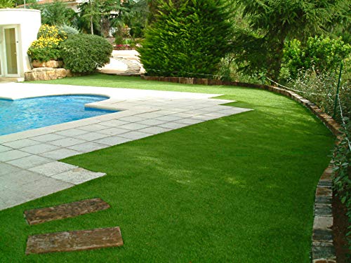 LUCATEX - rollo de Césped artificial GUIMARAS 2x5metros - 20mm de altura - alta densidad - calidad profesional - ideal para exteriores, piscinas, terrazas, jardín, ideal mascotas - fácil instalación LUCATEX - rollo de Césped artificial GUIMARAS 2x5metros - 20mm de altura - alta densidad - calidad profesional - ideal para exteriores, piscinas, terrazas, jardín, ideal mascotas - fácil instalación