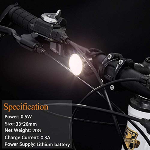 Luces Bicicleta Kit, Impermeable LED Luz Bicicleta, luces Delanteras y Traseras Recargables USB Para Bicicleta, 6 Iluminación Modos Luz Trasera, Luces Seguridad Para Ciclismo de Montaña y Carretera