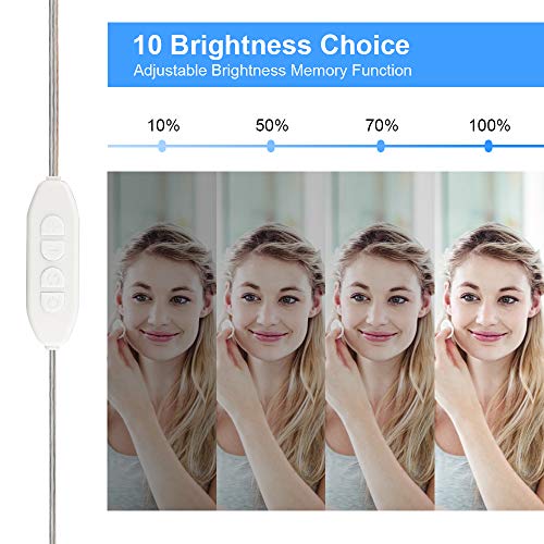 Luces de Espejo Maquillaje, mixigoo Luz de Tocador Luces de Maquillaje LED de Estilo Hollywood Luz de Maquillaje con 10 Bombillas Regulables 3 Modos de Color LáMpara de Espejo CosméTico de Tocador Luces de Espejo Maquillaje, mixigoo Luz de Tocador Luces de Maquillaje LED de Estilo Hollywood Luz de Maquillaje con 10 Bombillas Regulables 3 Modos de Color LáMpara de Espejo CosméTico de Tocador