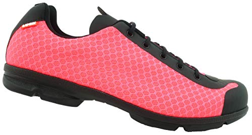 LUCK Zapatillas de Ciclismo Jupiter, Ideal para la práctica de Distintas disciplinas Gracias a su Suela de EVA, construida en una Sola Pieza de Micro Fibras súper Transpirables. (37 EU, Fucsia)