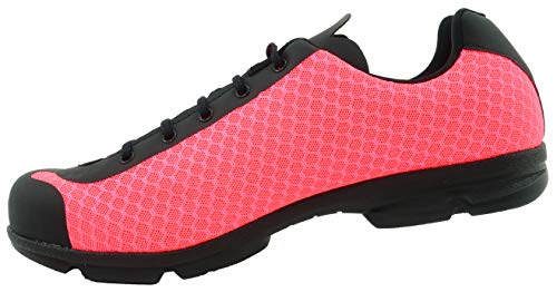 LUCK Zapatillas de Ciclismo Jupiter, Ideal para la práctica de Distintas disciplinas Gracias a su Suela de EVA, construida en una Sola Pieza de Micro Fibras súper Transpirables. (37 EU, Fucsia)