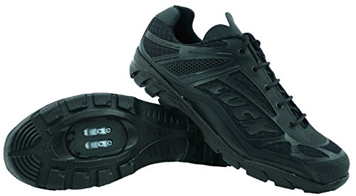 LUCK Zapatillas de Ciclismo Predator 18.0,con Suela de EVA Ideal para Poder adaptarte a Cualquier Terreno y disciplina Deportiva. (38 EU, Negro)