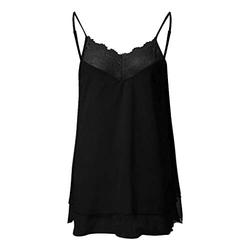 Luckycat Blusa de Encaje Hueco de Mujer, Camisa Holgada sin Tirantes Camiseta Mujeres Verano Camiseta Tirantes de Encaje Manga Corta Blusa Casual Camiseta sin Mangas Luckycat Blusa de Encaje Hueco de Mujer, Camisa Holgada sin Tirantes Camiseta Mujeres Verano Camiseta Tirantes de Encaje Manga Corta Blusa Casual Camiseta sin Mangas