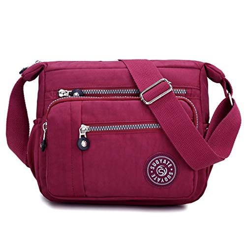 Luckycat Bolso Bandolera Mujer Bolsos de Moda Impermeable Mochilas Bolsas de Viaje Sport Messenger Bag Bolsos Baratos Mano para Escolares Tablet Nylon Luckycat Bolso Bandolera Mujer Bolsos de Moda Impermeable Mochilas Bolsas de Viaje Sport Messenger Bag Bolsos Baratos Mano para Escolares Tablet Nylon