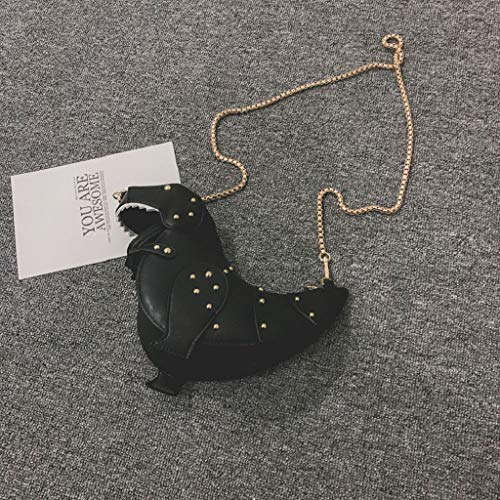 Luckycat Bolso de mano acolchado para mujer, de piel sintética Bolso de Hombro pequeña de Mujer Bolso Bandolera Cuero PU Bolso de Mano Casual Crossbody para niñas Señoras Dinosaurio Diseño creativo Luckycat Bolso de mano acolchado para mujer, de piel sintética Bolso de Hombro pequeña de Mujer Bolso Bandolera Cuero PU Bolso de Mano Casual Crossbody para niñas Señoras Dinosaurio Diseño creativo
