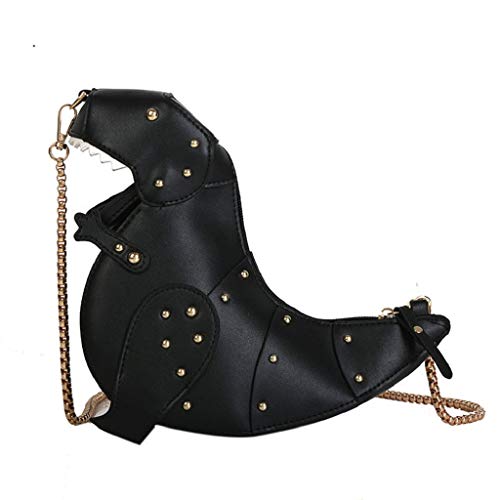 Luckycat Bolso de mano acolchado para mujer, de piel sintética Bolso de Hombro pequeña de Mujer Bolso Bandolera Cuero PU Bolso de Mano Casual Crossbody para niñas Señoras Dinosaurio Diseño creativo Luckycat Bolso de mano acolchado para mujer, de piel sintética Bolso de Hombro pequeña de Mujer Bolso Bandolera Cuero PU Bolso de Mano Casual Crossbody para niñas Señoras Dinosaurio Diseño creativo