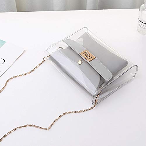 Luckycat Bolsos bandolera Shoulder Crossbody para Mujer Bolsos de mano 2019 Verano Moda PVC Transparentes Con Carteras de mano y clutches de Viaje Casual Aire Libre Playa Señora Luckycat Bolsos bandolera Shoulder Crossbody para Mujer Bolsos de mano 2019 Verano Moda PVC Transparentes Con Carteras de mano y clutches de Viaje Casual Aire Libre Playa Señora