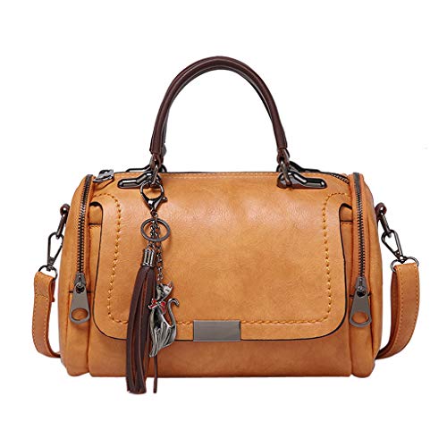 Luckycat Bolsos de Mujer Grandes Bandolera Hobo Bolsos de Piel Sintético Bolso Hombro Mujer Borla Luckycat Bolsos de Mujer Grandes Bandolera Hobo Bolsos de Piel Sintético Bolso Hombro Mujer Borla