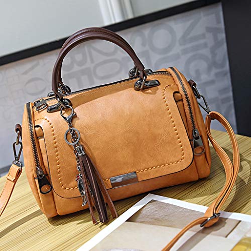 Luckycat Bolsos de Mujer Grandes Bandolera Hobo Bolsos de Piel Sintético Bolso Hombro Mujer Borla Luckycat Bolsos de Mujer Grandes Bandolera Hobo Bolsos de Piel Sintético Bolso Hombro Mujer Borla