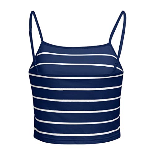 Luckycat Camisetas de Tirantes para Mujer, Mujeres Sexy de Hombros sin Mangas del Tanque Tops Chaleco Camiseta Blusa Crop Tops Camisa De Rayas Luckycat Camisetas de Tirantes para Mujer, Mujeres Sexy de Hombros sin Mangas del Tanque Tops Chaleco Camiseta Blusa Crop Tops Camisa De Rayas