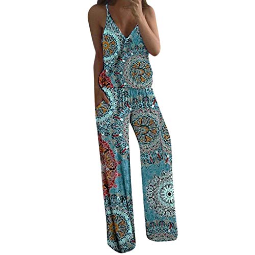 Luckycat Monos Estampados de Girasol Mujer Sexy Largos Jumpsuit Chic Mono sin Mangas de Floral Impresión Elegante Playsuit Anchos Boho Pantalones de Fiesta Bodysuit Mono Pijamas Otoño Luckycat Monos Estampados de Girasol Mujer Sexy Largos Jumpsuit Chic Mono sin Mangas de Floral Impresión Elegante Playsuit Anchos Boho Pantalones de Fiesta Bodysuit Mono Pijamas Otoño