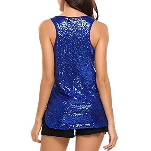 Luckycat Mujer Lentejuela Brillante Shimmer Todos los Más de Purpurina de Lentejuelas para Espaguetis Correa Chaleco sin Mangas Camiseta Tank Top Luckycat Mujer Lentejuela Brillante Shimmer Todos los Más de Purpurina de Lentejuelas para Espaguetis Correa Chaleco sin Mangas Camiseta Tank Top