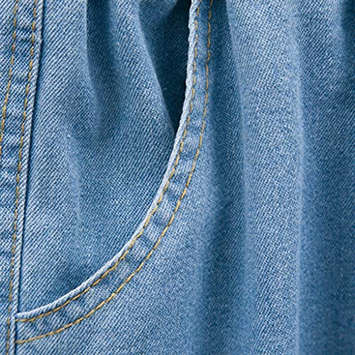 Luckycat Pantalones Cortos para Mujer Pantalones de Verano Boyfriend de Bermudas de Capri Mujer Pantalón Corto Vaquero con Volantes Jeans Pantalones Vaqueros con Bolsillos Luckycat Pantalones Cortos para Mujer Pantalones de Verano Boyfriend de Bermudas de Capri Mujer Pantalón Corto Vaquero con Volantes Jeans Pantalones Vaqueros con Bolsillos