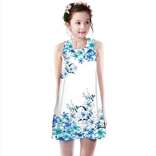 Luckycat Ropa Bebe Niña Verano 2019 Ropa Bebe Niña Vestido Bebe Ceremonia Vestido sin Mangas Impresión de Dibujos Animados en 3D Animados Vestidos 4-8 años Luckycat Ropa Bebe Niña Verano 2019 Ropa Bebe Niña Vestido Bebe Ceremonia Vestido sin Mangas Impresión de Dibujos Animados en 3D Animados Vestidos 4-8 años