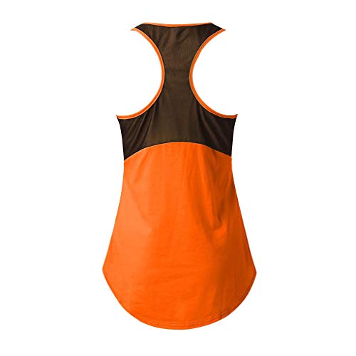 Luckycat Tech Stretch Racerback Tank Top Mujer Camiseta Tirantes sin Mangas de Deporte para Mujer Verano, Tank Top Clásico Chaleco para Fitness Gimnasio Yoga Camiseta de Pijama Dormir