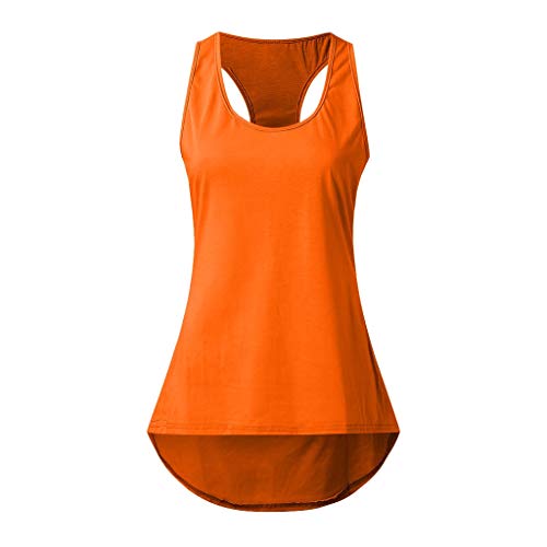 Luckycat Tech Stretch Racerback Tank Top Mujer Camiseta Tirantes sin Mangas de Deporte para Mujer Verano, Tank Top Clásico Chaleco para Fitness Gimnasio Yoga Camiseta de Pijama Dormir