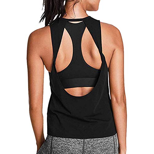 Luckycat Yoga Vests Sujetador Deportivo básicos Tallas Grandes Sujetadores Deportivos Mujer Running Ropa Interior Deportiva Camiseta termica Mujer Interior Verano Suelto Gimnasia Chaleco