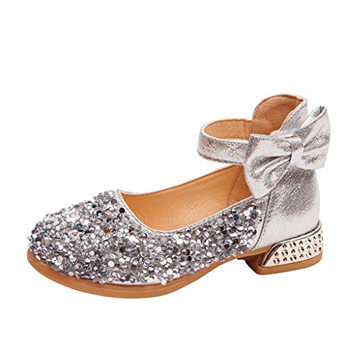 Luckycat Zapatos Zapatilla con Lentejuela para Niña Princesa Fiesta Niña Bailarina Zapatos de Tacón Disfraz de Princesa Zapatilla de Ballet para 4 a 10 Años EU27-33.5 Luckycat Zapatos Zapatilla con Lentejuela para Niña Princesa Fiesta Niña Bailarina Zapatos de Tacón Disfraz de Princesa Zapatilla de Ballet para 4 a 10 Años EU27-33.5