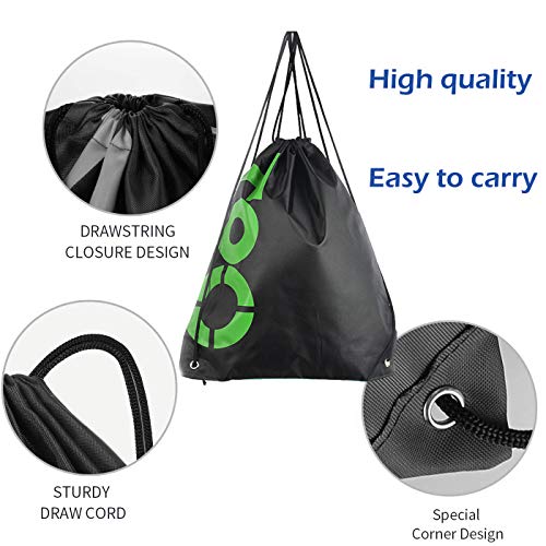 lucy 8 Piezas Cordón Bolsa Cinch Gimnasio Bolsas De Almacenamiento Mochila,Bolsa Impermeable con Cordón,Bolsas con Cordón, Mochila con Cordón para Picnic, Gimnasio, Deporte, Playa, Viajes