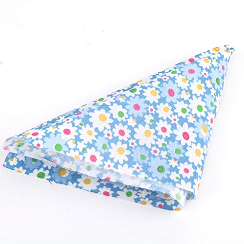 LUFA 7pcs Serie Azul de algodón de Tela de Flores patrón Floral de Costura de Material Textil para Cama de Remiendo de Bricolaje LUFA 7pcs Serie Azul de algodón de Tela de Flores patrón Floral de Costura de Material Textil para Cama de Remiendo de Bricolaje