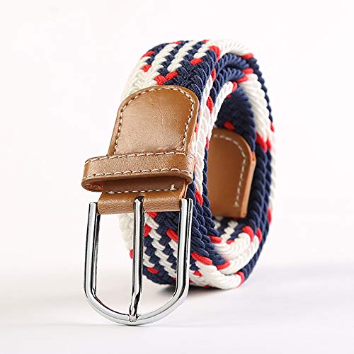 Lumanuby. Cinturones Unisex correa Elástico Trenzado con Hebilla Cubierta para Jeans Jiu Jitsu con cinturón Café blanco Lumanuby. Cinturones Unisex correa Elástico Trenzado con Hebilla Cubierta para Jeans Jiu Jitsu con cinturón Café blanco