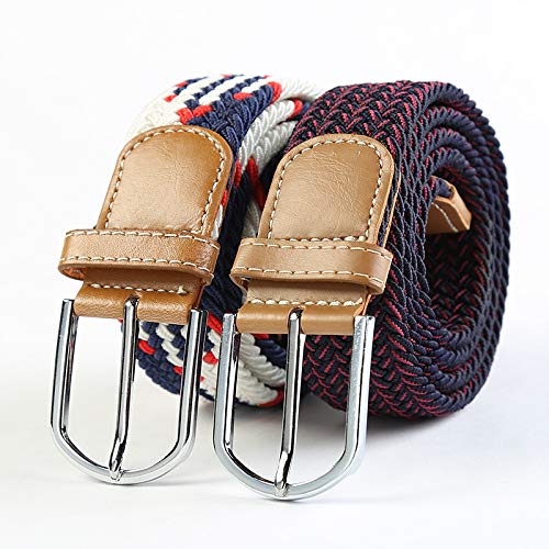 Lumanuby. Cinturones Unisex correa Elástico Trenzado con Hebilla Cubierta para Jeans Jiu Jitsu con cinturón Rayas verdes y negras Lumanuby. Cinturones Unisex correa Elástico Trenzado con Hebilla Cubierta para Jeans Jiu Jitsu con cinturón Rayas verdes y negras
