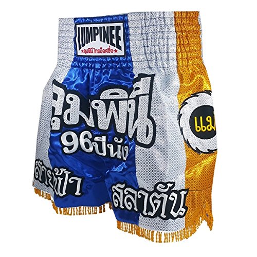 Lumpinee Muay Thai Kick Boxeo Pantalones Boxeo Tailandes : LUM-001 Talla M