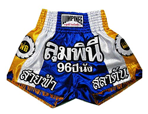 Lumpinee Muay Thai Kick Boxeo Pantalones Boxeo Tailandes : LUM-001 Talla M