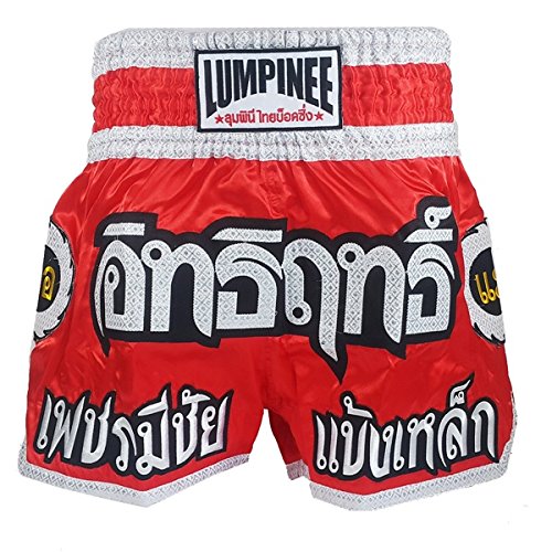 Lumpinee Muay Thai Kick Boxeo Pantalones Boxeo Tailandes : LUM-016 Talla XL