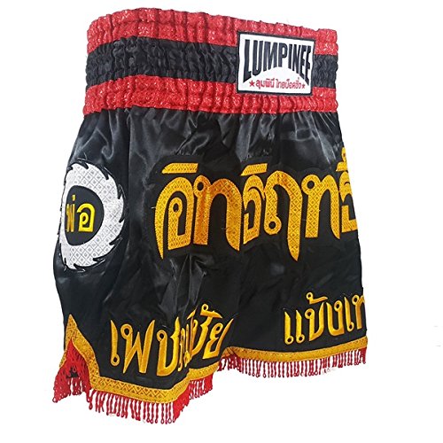 Lumpinee Muay Thai Kick Boxeo Pantalones Boxeo Tailandes : LUM-017 Talla M