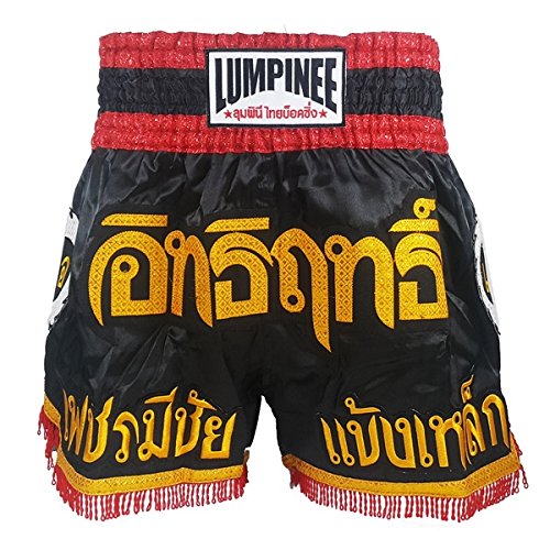 Lumpinee Muay Thai Kick Boxeo Pantalones Boxeo Tailandes : LUM-017 Talla M