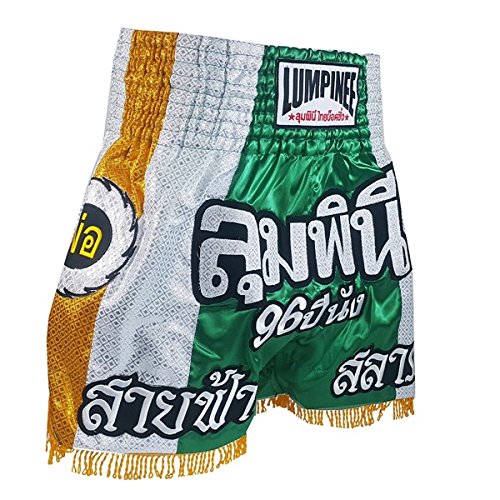 Lumpinee Muay Thai Kick Boxing Pantalones Boxeo Tailandes LUM-022 Talla XL