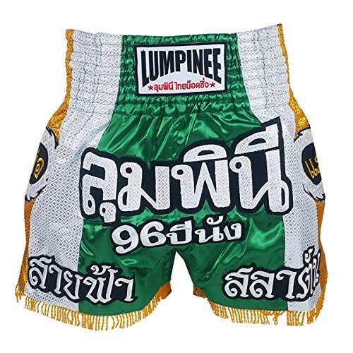 Lumpinee Muay Thai Kick Boxing Pantalones Boxeo Tailandes LUM-022 Talla XL