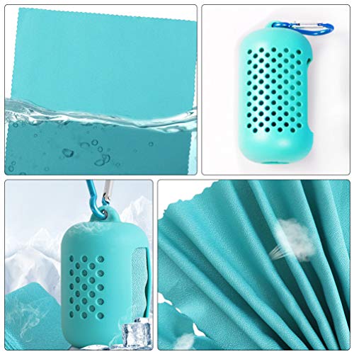 LUOEM Toallas de Enfriamiento de Microfibra Cuello Deportes Gimnasio Entrenamiento Toalla de Enfriamiento Toalla de Secado Rápido para Escalar Camping Viajes Playa Natación Mochilero LUOEM Toallas de Enfriamiento de Microfibra Cuello Deportes Gimnasio Entrenamiento Toalla de Enfriamiento Toalla de Secado Rápido para Escalar Camping Viajes Playa Natación Mochilero