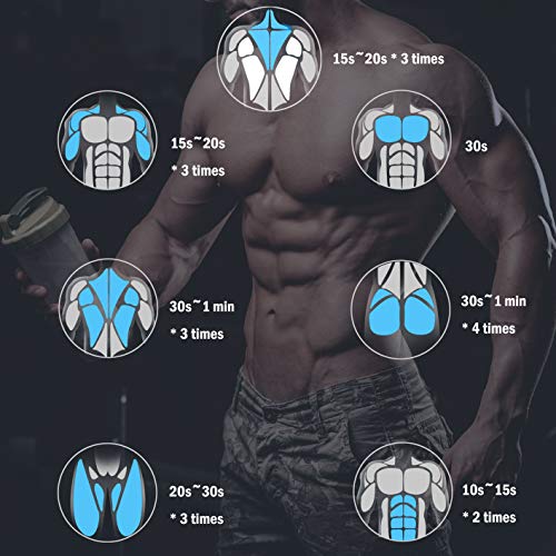 LUOWAN Pistola de Masaje Muscular, 30 Niveles Ajustables Pistola Masajeadora Músculos de Tejido Profundo Message Gun Profesional Portátil Masajeador de Percusión 3300 RPM, 7 cabezales de masaje LUOWAN Pistola de Masaje Muscular, 30 Niveles Ajustables Pistola Masajeadora Músculos de Tejido Profundo Message Gun Profesional Portátil Masajeador de Percusión 3300 RPM, 7 cabezales de masaje