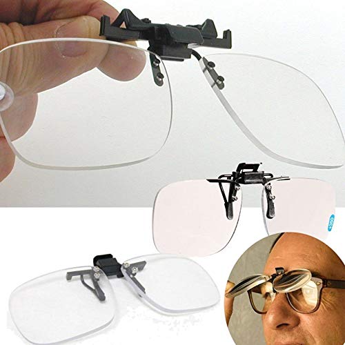 Lupa tipo suplemento para enganchar en las gafas (+2.50)