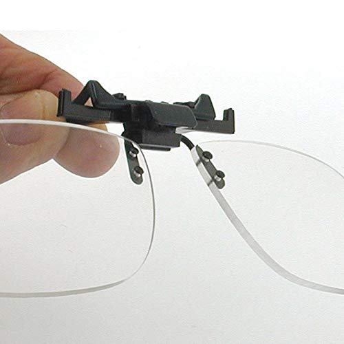 Lupa tipo suplemento para enganchar en las gafas (+2.50)