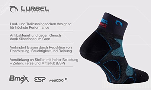 Lurbel Desafio Chaussettes Noir FR : chaussettes : 43-46 (Taille Fabricant : L)