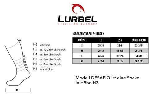 Lurbel Desafio Chaussettes Noir FR : chaussettes : 43-46 (Taille Fabricant : L) Lurbel Desafio Chaussettes Noir FR : chaussettes : 43-46 (Taille Fabricant : L)