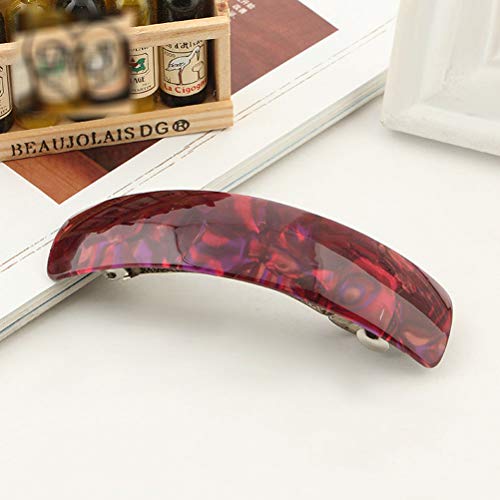 Lurrose 6 piezas cuadrados pasadores de pelo Barrette francés Jade Spring Barrette pasadores de pelo para mujer niña Lurrose 6 piezas cuadrados pasadores de pelo Barrette francés Jade Spring Barrette pasadores de pelo para mujer niña