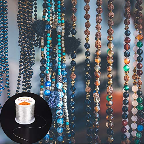 LUTER 0.8mm Hilo Elástico Transparente para Pulseras Collar Abalorios Joyería(328ft) LUTER 0.8mm Hilo Elástico Transparente para Pulseras Collar Abalorios Joyería(328ft)
