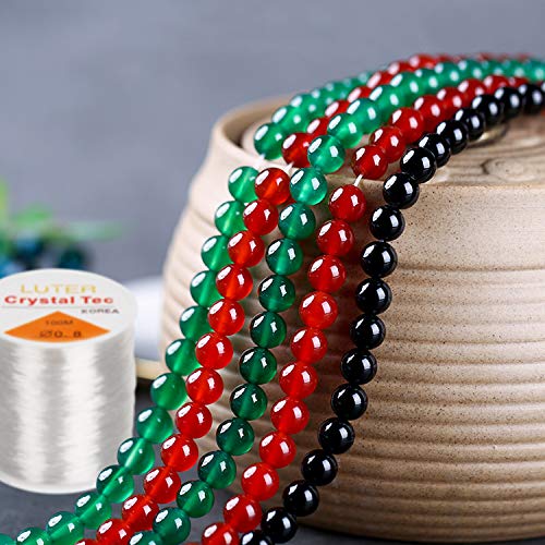 LUTER 0.8mm Hilo Elástico Transparente para Pulseras Collar Abalorios Joyería(328ft) LUTER 0.8mm Hilo Elástico Transparente para Pulseras Collar Abalorios Joyería(328ft)