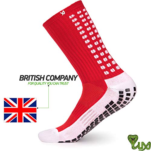 Lux Antideslizante Calcetines De Fútbol, Non Slip Calcetines de Deporte, Almohadillas de Goma, Trusox/tocksox Style, Top Calidad,