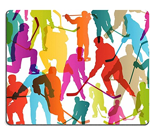 luxlady Caucho Natural Alfombrillas Gaming Active Young camiseta de Hockey Sobre Hielo Deporte Siluetas Patinaje en deportes de invierno Abstract Background Ilustración Vector imagen ID 25989706