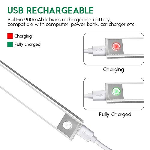 Luz Armario con Sensor de Movimiento, 37 LED Luz Recargable USB Para Armario, Luces Nocturnas Ultrafinas Desmontables con Batería Para Mostrador, Armario, Cocina, Pasillo, Escaleras, Pared (23.5cm) Luz Armario con Sensor de Movimiento, 37 LED Luz Recargable USB Para Armario, Luces Nocturnas Ultrafinas Desmontables con Batería Para Mostrador, Armario, Cocina, Pasillo, Escaleras, Pared (23.5cm)