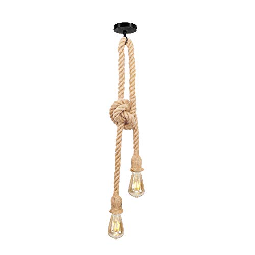 Luz de cuerda retro, con 2 cabezales de lámpara, cada luz de cuerda de 100 metros de largo, estilo retro país E27, adecuada para restaurantes, cafeterías, iluminación Luz de cuerda retro, con 2 cabezales de lámpara, cada luz de cuerda de 100 metros de largo, estilo retro país E27, adecuada para restaurantes, cafeterías, iluminación