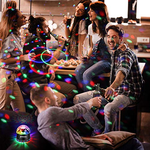 Luz Disco LED, SOLMORE Luz de Escenario RGB Disco Lámpara Fiesta Luzde Efecto para DJ Fiesta Decoración Club Celebración Luz Disco LED, SOLMORE Luz de Escenario RGB Disco Lámpara Fiesta Luzde Efecto para DJ Fiesta Decoración Club Celebración