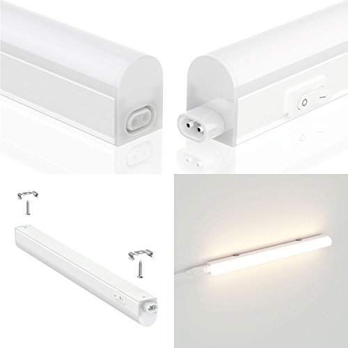 Luz LED para debajo del armario Rigel, 31,3cm, 380lm, blanco cálido.