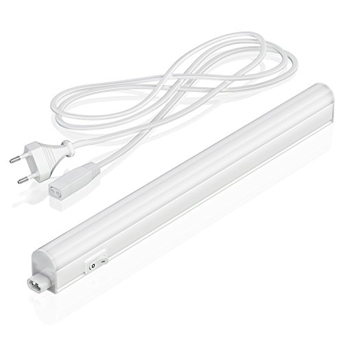 Luz LED para debajo del armario Rigel, 31,3cm, 380lm, blanco cálido.